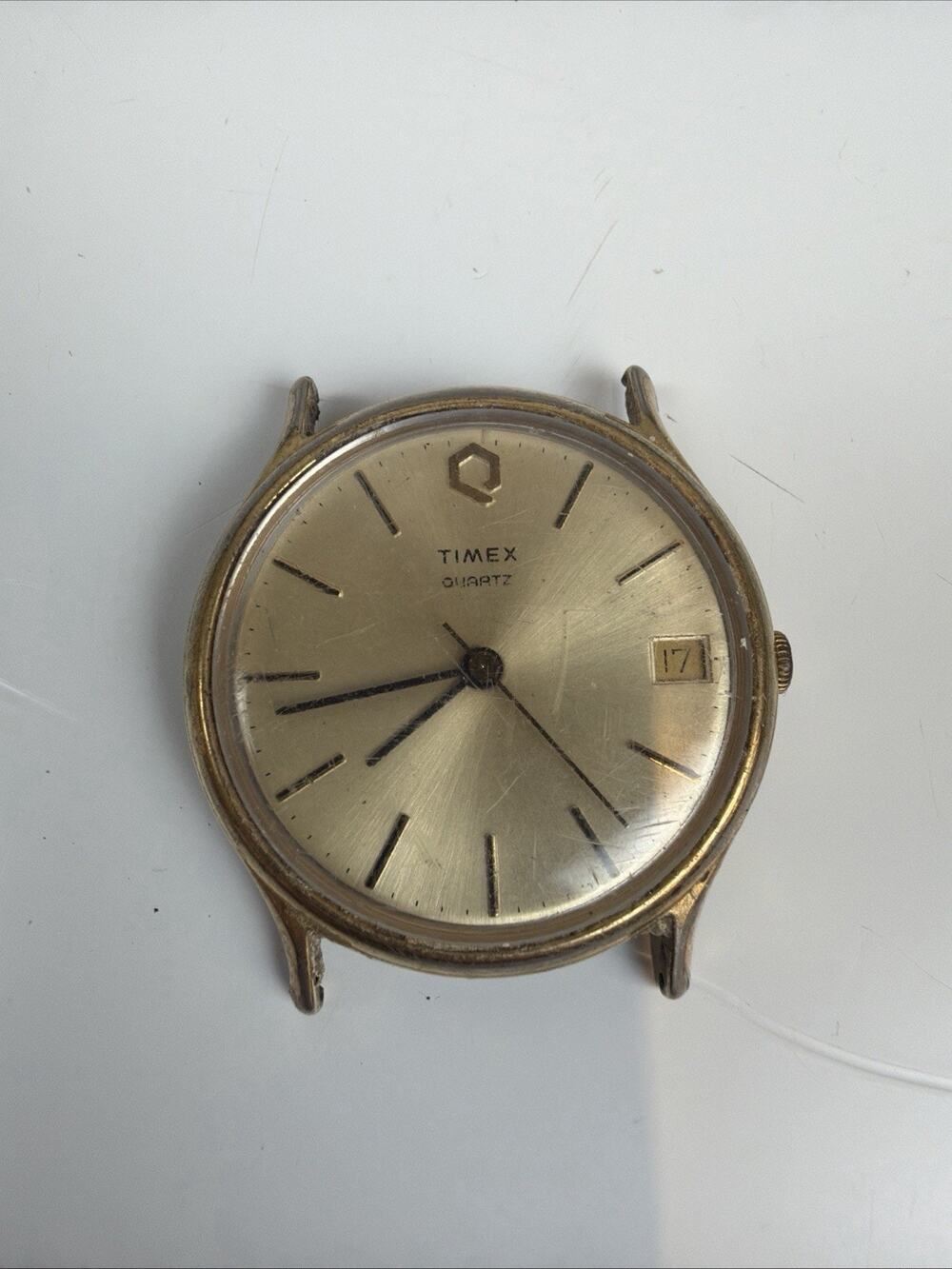 vintage timex quartz mens watch
